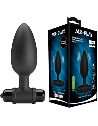 MR PLAY - SUPER POWER ANAL PLUG WITH VIBRATION