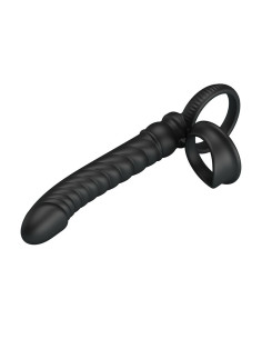 PRETTY LOVE - MERRITT ANAL VIBRATOR WITH RING AND VIBRATION BLACK