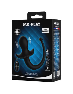 MR PLAY - WIRELESS REMOTE CONTROL ANAL AND PERINEUM VIBRATOR BLACK 2