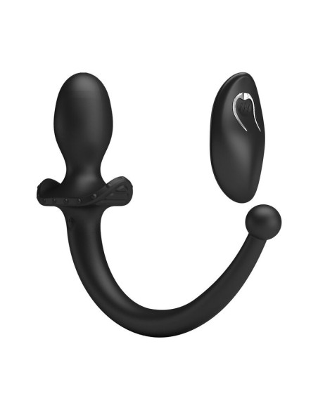 MR PLAY - WIRELESS REMOTE CONTROL ANAL AND PERINEUM VIBRATOR BLACK