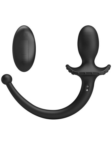 MR PLAY - WIRELESS REMOTE CONTROL ANAL AND PERINEUM VIBRATOR BLACK