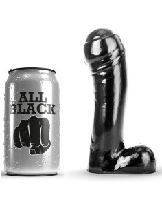 ALL BLACK - DILDO BLACK 15 CM