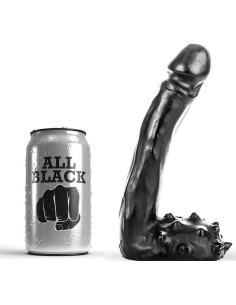 ALL BLACK - DILDO REALISTIC 19 CM