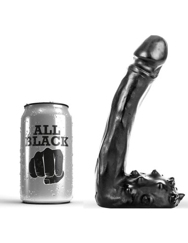 ALL BLACK - REALISTINIS DILDO 19 CM