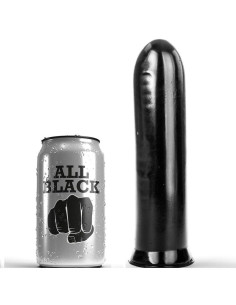 ALL BLACK - DILDO BLACK 19 CM