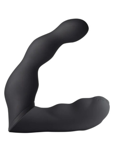 ROCKS-OFF - JUODAS PROSTATOS IR ANALINIO VIBRAVIATORIAUS ADAPTERIS