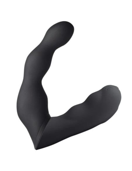 ROCKS-OFF - JUODAS PROSTATOS IR ANALINIO VIBRAVIATORIAUS ADAPTERIS