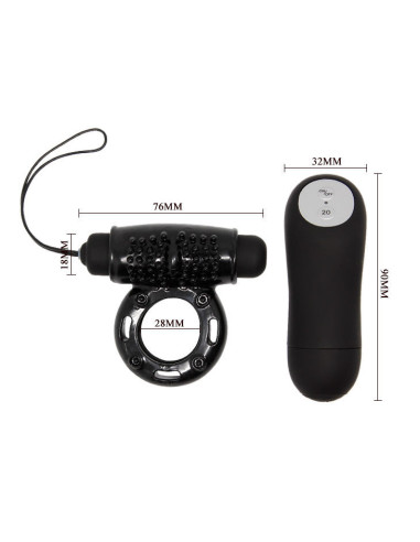 BAILE - RING nuotolinio valdymo pultas, juodas, 20 V