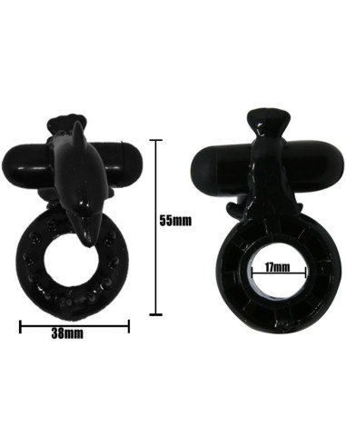 BAILE - SALDUS ŽIEDAS SU KLITORIAUS STIMULIAVIMU DELFIN