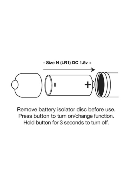 ROCKS-OFF - VIBRATING BULLET RO-80MM MIDNIGHT METAL