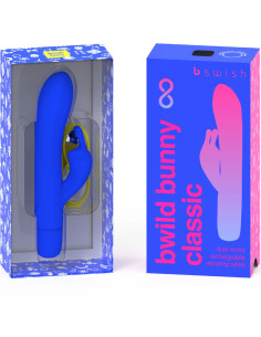 B SWISH - BWILD BUNNY INFINITE CLASSIC RECHARGEABLE VIBRATOR BLUE SILICONE 2