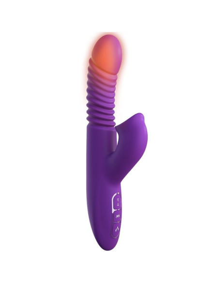 FANTASY FOR HER - CLITORIS STIMULATOR WITH HEAT OSCILLATION AND VIBRATION FUNCTION VIOLET