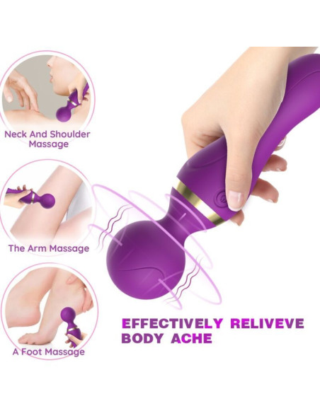 ARMONY - FREEZA MASSAGER and VIBRATOR SUPER FLEXIBLE HEAD PURPLE