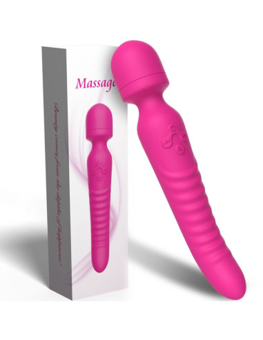 ARMONY - MISSION masažuoklis ir vibratorius su šilumos efektu, fuksijos spalvos