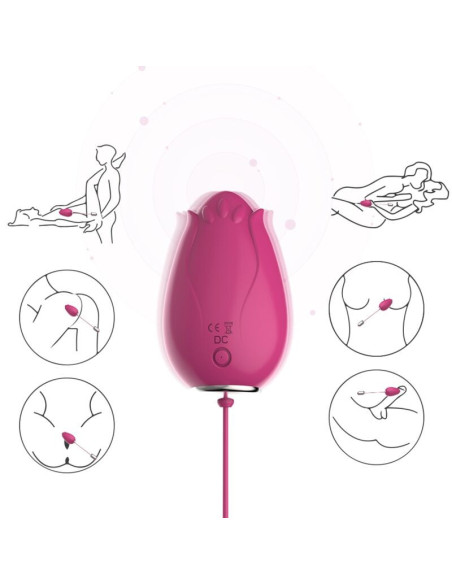 ARMONY - MANDALA KIAUŠINIO VIBRATORIUS G-SPOT NUOTOLINIO VALDYMO FUKSIJOS SPALVA