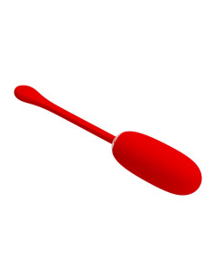 PRETTY LOVE - JULIUS WATERPROOF-RECHARGEABLE VIBRATING EGG RED 2