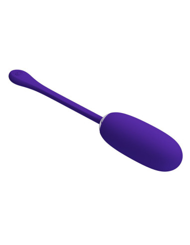 PRETTY LOVE – JULIUS VANDENIUI ATSPARUS ĮKRAUNAMASIS VIBRUOJAMAS KIAUŠINIS, VIOLETINIS