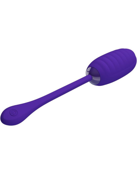PRETTY LOVE - KIRK įkraunamas vibruojantis kiaušinis, violetinis