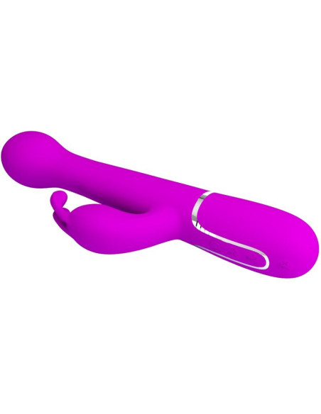 PRETTY LOVE - DEJON SU KLITORIAUS MASAŽUOKLIU 3 IN 1 DAUGIAFUNKCIS VIOLETINIS