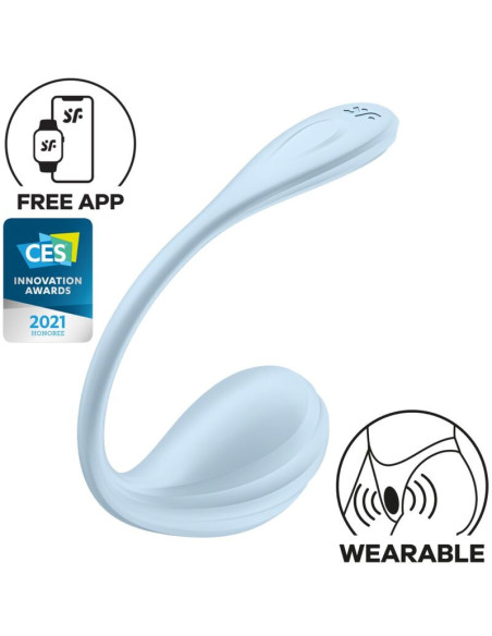 SATISFYER - SMOOTH PETAL G-POINT STIMULATOR SKY BLUE FREE APP