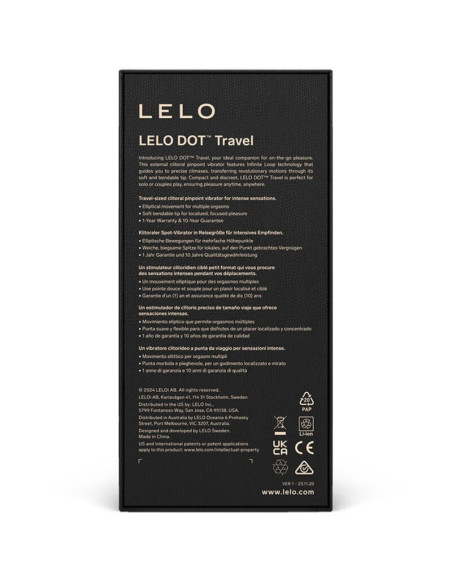 LELO - DOT TRAVEL CLITORIS STIMULATOR PINK