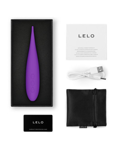 LELO - DOT KELIONINIS KLITORIO STIMULIACIJOS PRIEMONĖ, VIOLETINĖ