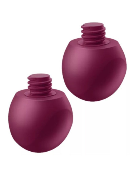 SATISFYER – „LOVE BIRDS VARY“ VIBRUOJAMIEJI KAMUOLĖLIAI, NEMOKAMA PROGRAMĖLĖ, VYNO RAUDONO SPALVOS