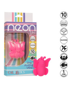 CALEXOTICS - NEON VIBES THE FLUTTER VIBE STIMULATOR 10 VIBRATIONS PINK 2