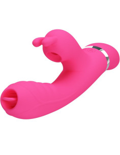 PRETTY LOVE - PHOENIX MULTIFUNCTION RABBIT VIBRATOR PINK 2