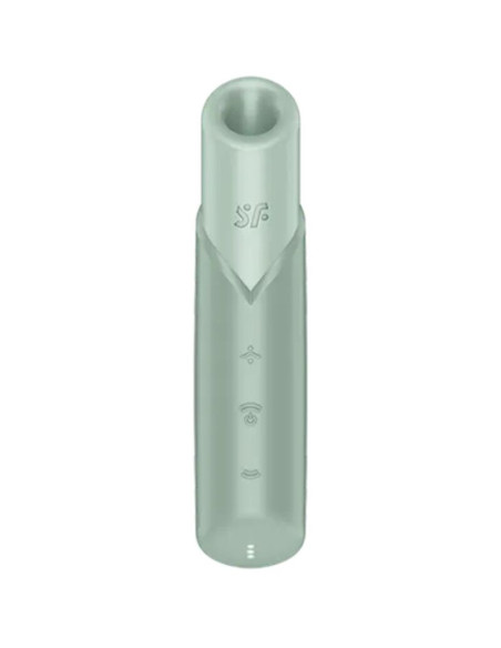 SATISFYER - NAUGHTY KISS WAVE KLITORIO STIMULIACIJOS PRIEMONĖ AKVAMARINAS
