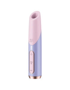 SATISFYER - BOLD KISS WAVE CLITORIS STIMULATOR PINK - VIOLET