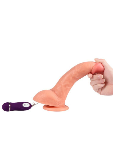 SHEQU - Žvėries vibruojantis dildo su nuotolinio valdymo pultu 24,5 cm