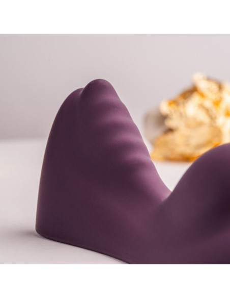 ROCKS-OFF - RUBY GLOW VIOLETINIS SĖDIMAS VIBRATORIUS
