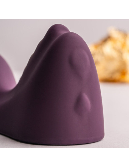 ROCKS-OFF - RUBY GLOW VIOLETINIS SĖDIMAS VIBRATORIUS