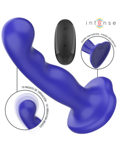 INTENSE - SHORTY VIBRATOR WITH SUCTION CUP BLUE REMOTE CONTROL 2