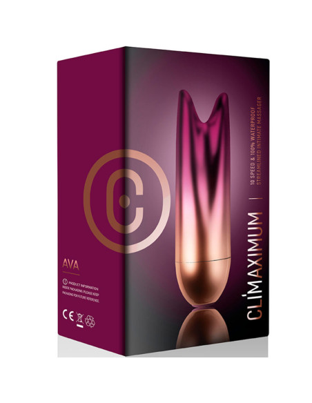 CLIMAXIMUM - AVA DVIGUBOS KULIKOS VIBRATORIUS ŽIEDAS