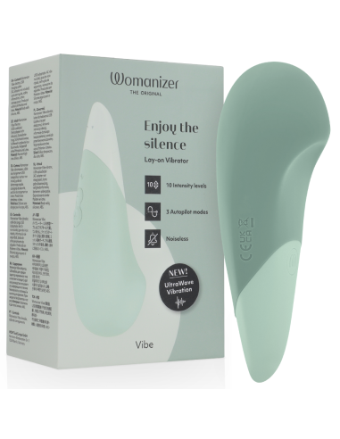 WOMANIZER - VIBE LAY-ON SILENT VIBRATOR SAGE