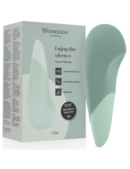 WOMANIZER - VIBE LAY-ON SILENT VIBRATOR SAGE