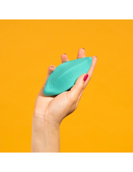 ROMP - WAVE VIBRATOR CLITORAL STIMULATOR ERGONOMIC SHAPE AQUA GREEN