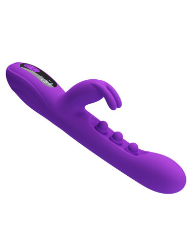 PRETTY LOVE - SABIEN RABBIT VIBRATOR WITH TAPPING STIMULATION AND PURPLE LED