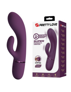 PRETTY LOVE - MARGIE RECHARGEABLE RABBIT VIBRATOR 10 FUNCTIONS PURPLE