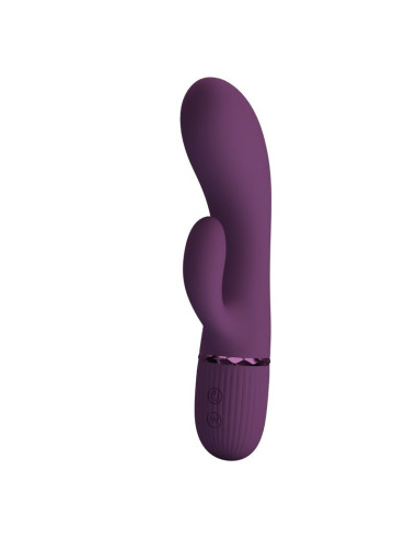 PRETTY LOVE - MARGIE RECHARGEABLE RABBIT VIBRATOR 10 FUNCTIONS PURPLE