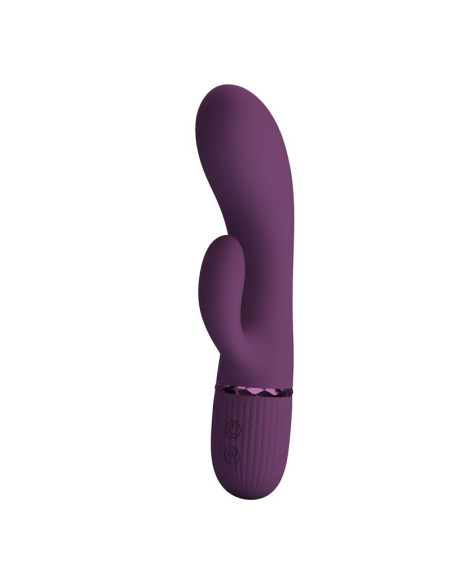 PRETTY LOVE - MARGIE RECHARGEABLE RABBIT VIBRATOR 10 FUNCTIONS PURPLE