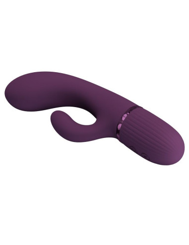 PRETTY LOVE - MARGIE RECHARGEABLE RABBIT VIBRATOR 10 FUNCTIONS PURPLE