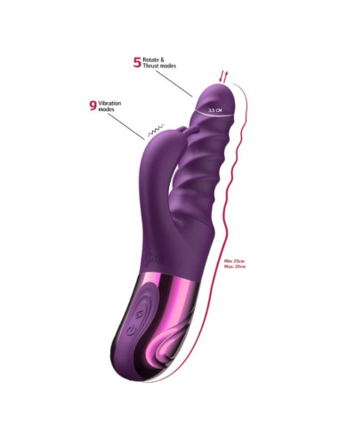 SHE.E.O - PURPLE RABBIT SWIRL VIBRATOR