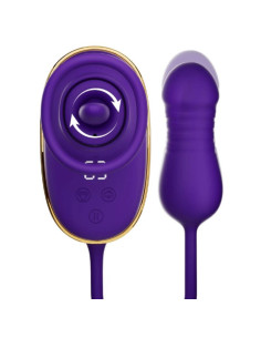 SHE.E.O - CLITORAL SUCTION TOOL WITH LICKING EFFECT AND PURPLE ANAL STIMULATOR 2