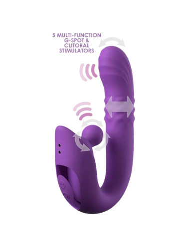 FANTASY FOR HER - HARMONI PRO PURPLE G-SPOT and CLITORAL RABBIT VIBRATOR