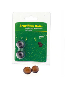 TALOKA - 2 BRAZILIAN BALLS CHOCOLATE INTIMATE GEL 2