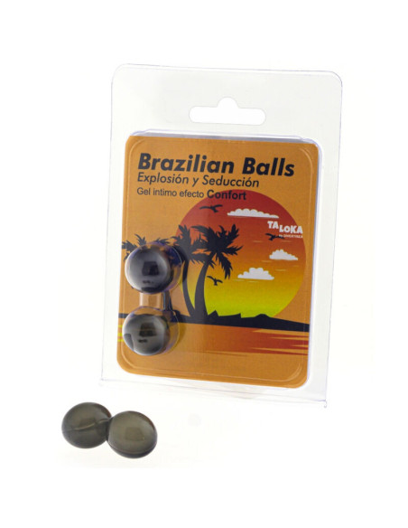 TALOKA - 2 BRAZILIAN BALLS COMFORT EFFECT EXCITING GEL