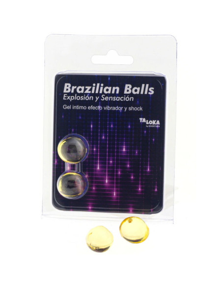 TALOKA - 2 BRAZILIEČIŠKI VIBRUOJANTYS IR ŠOKO EFEKTO JAUDINANTYS GELIS